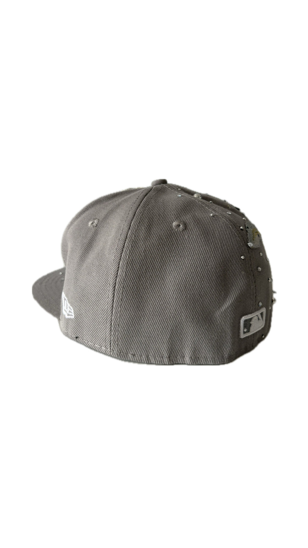 Custom New Era Grey Flower Cap