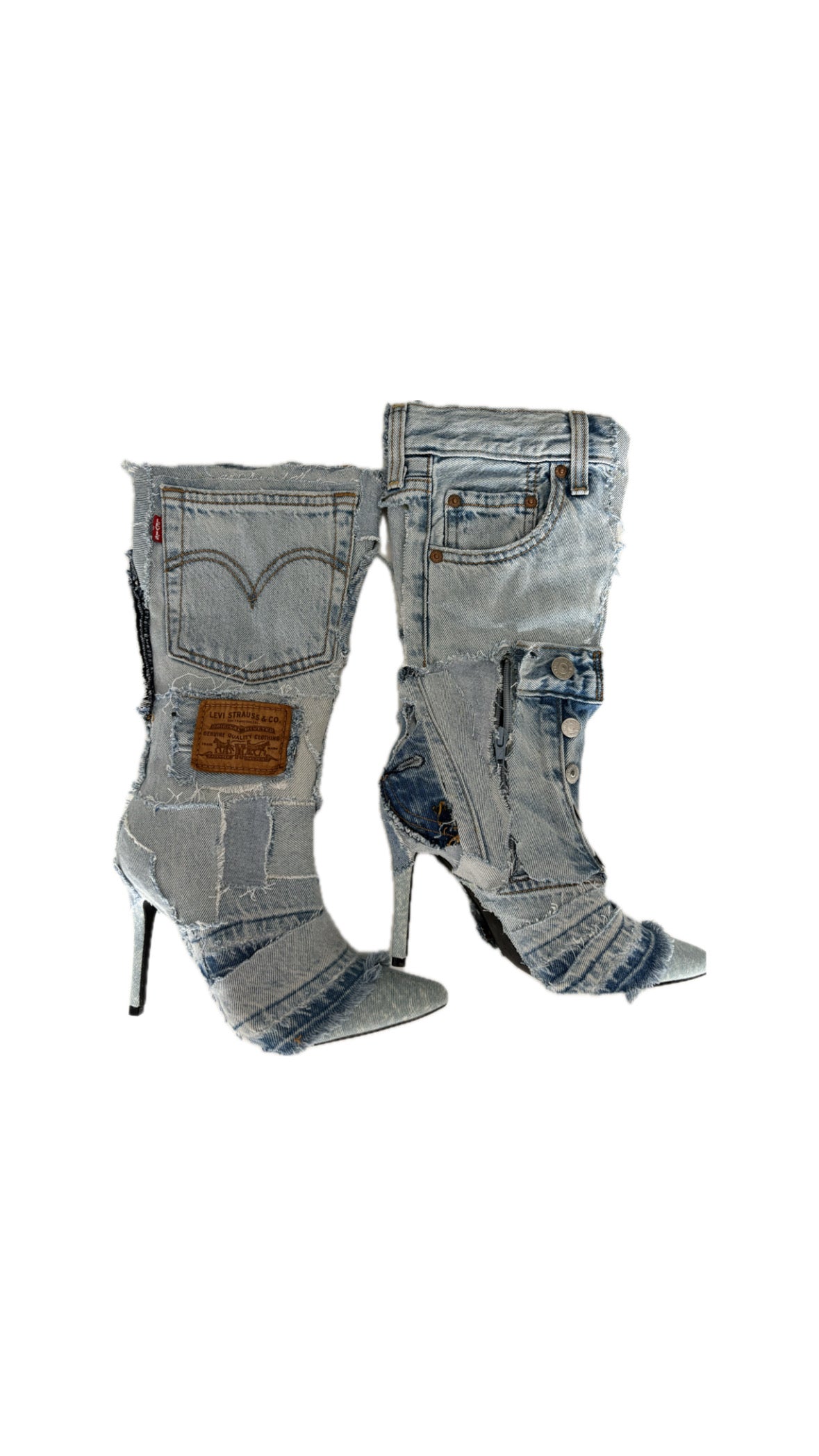 Custom Levi's High Heels Denim