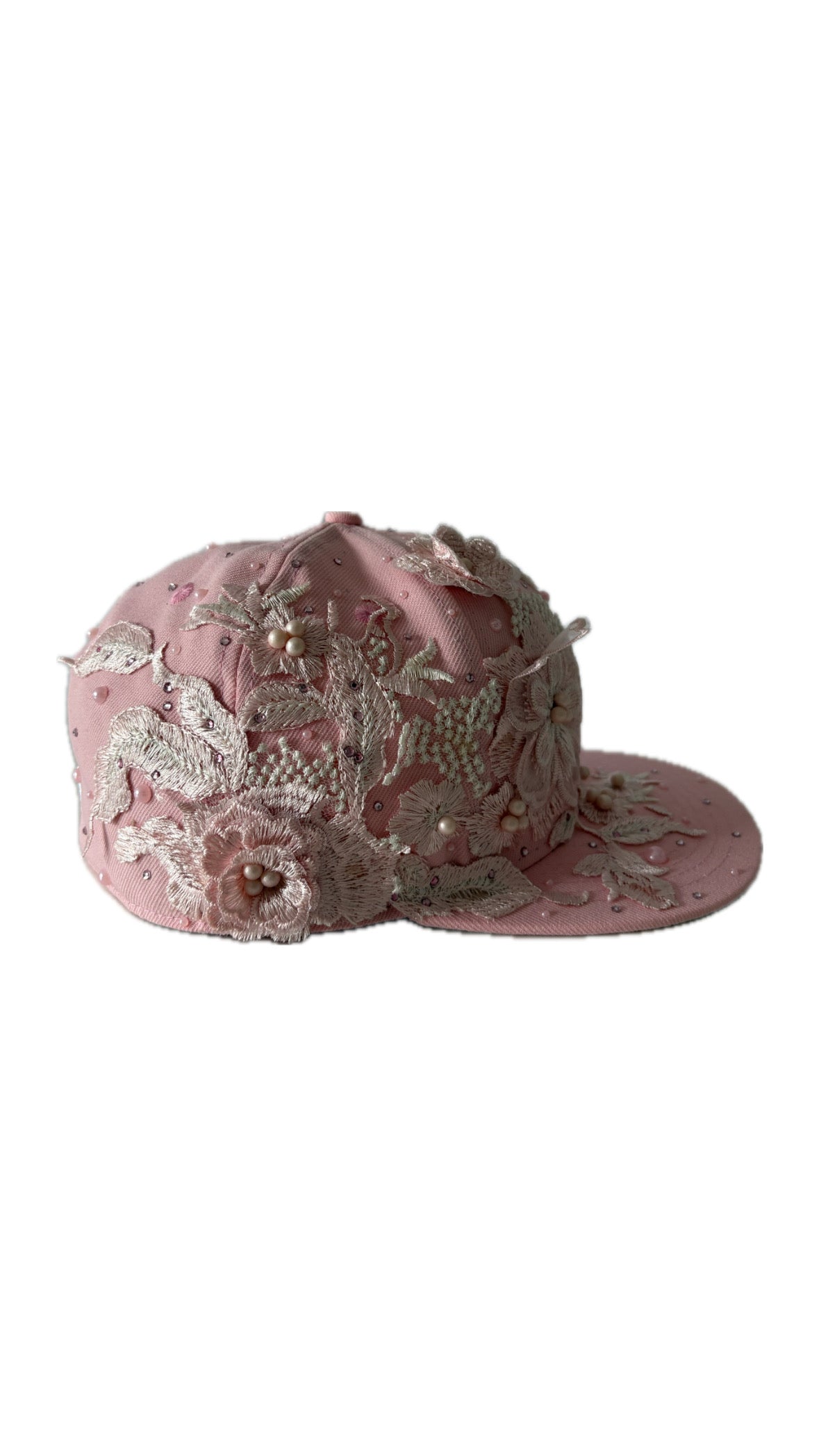 Custom New Era Pink Flower Cap