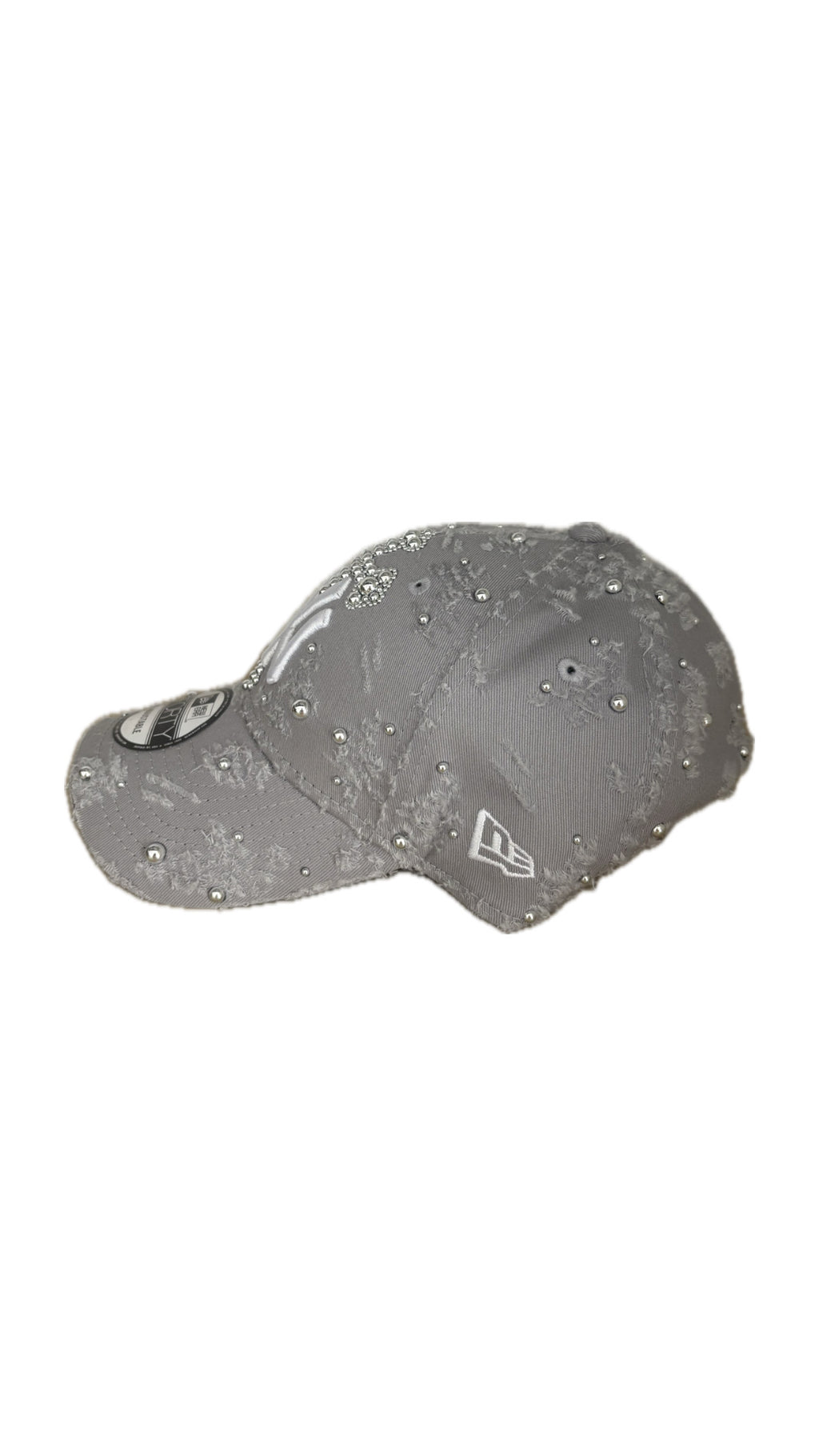 Custom New Era Cross Gray Cap