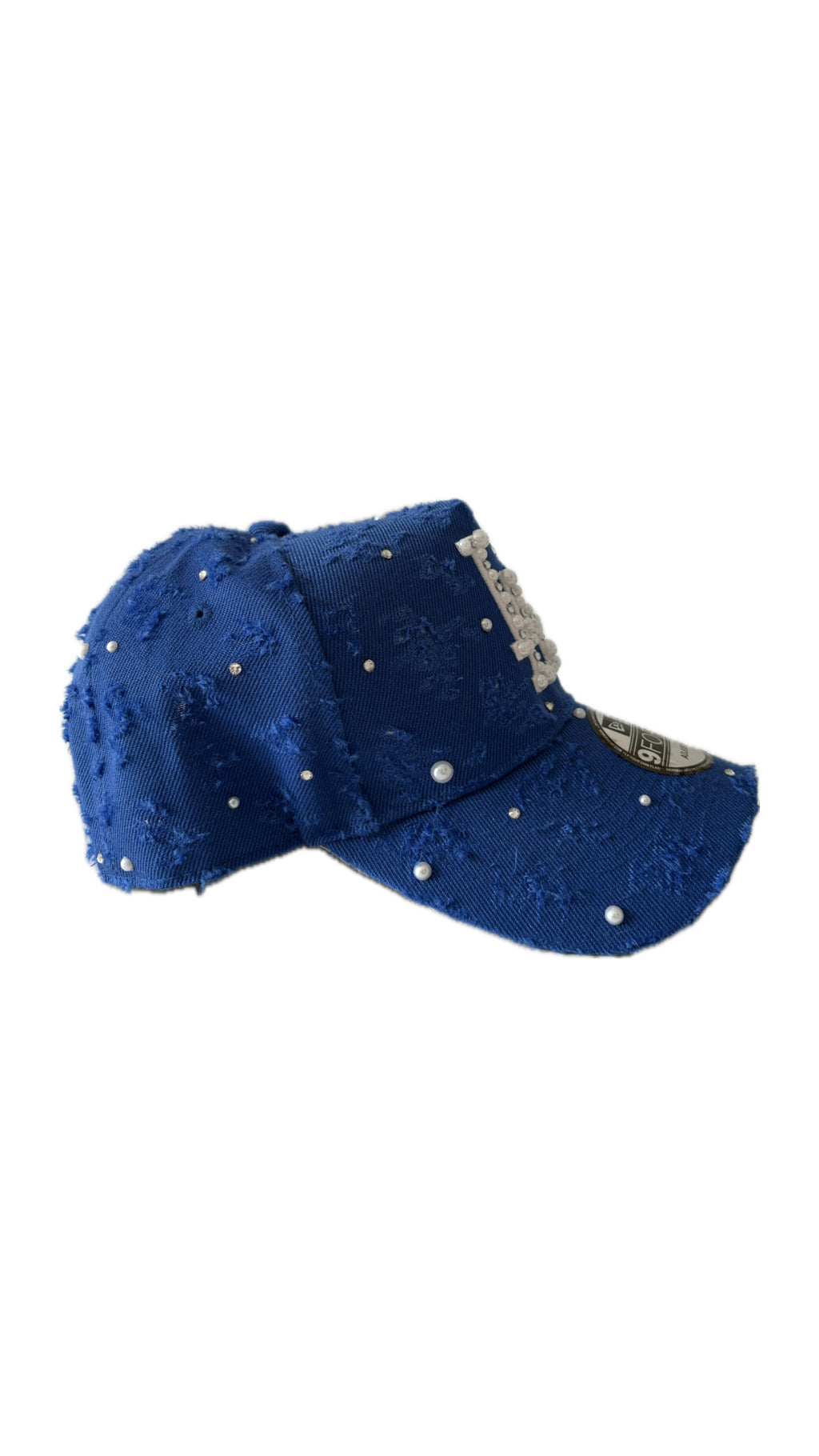 Custom New Era Angel Blue Cap