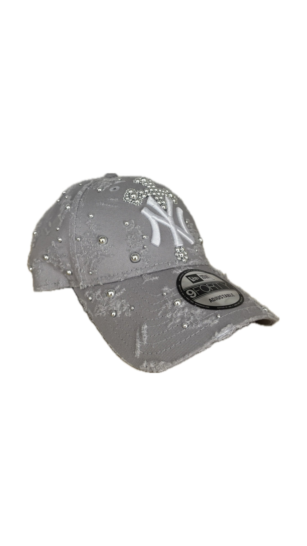 Custom New Era Cross Gray Cap