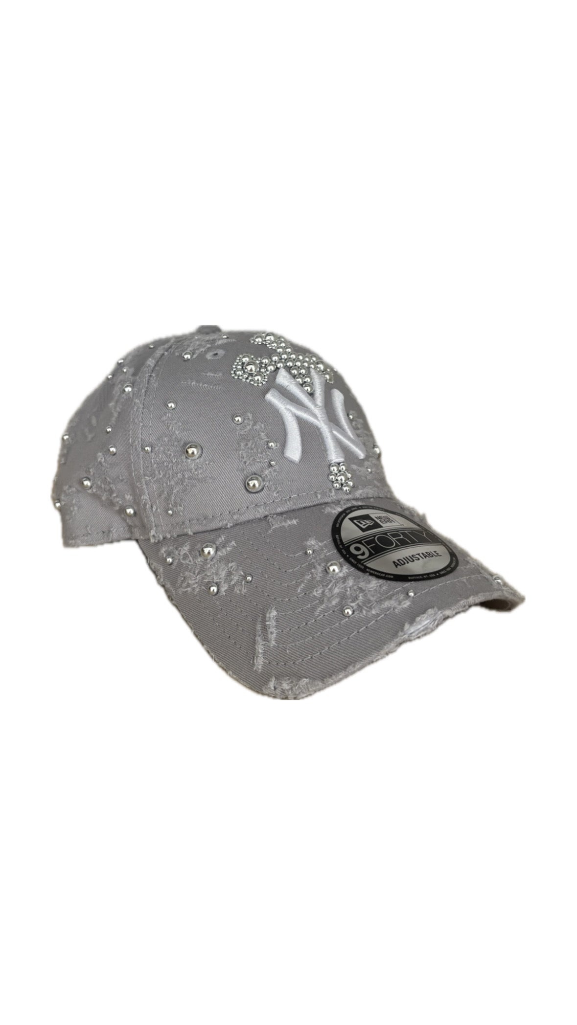 Custom New Era Cross Gray Cap