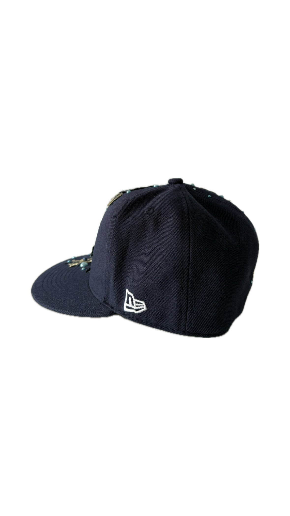 Custom New Era Navy Flower