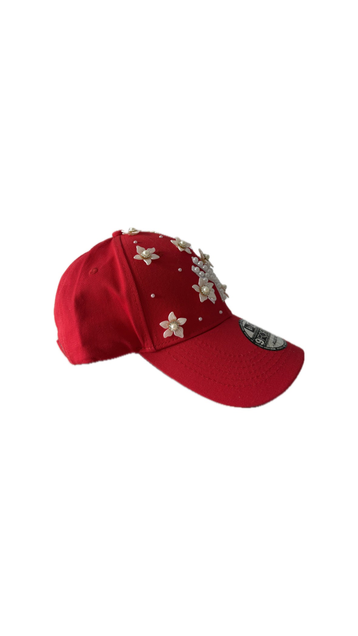Custom New Era Red Pearlas Cap