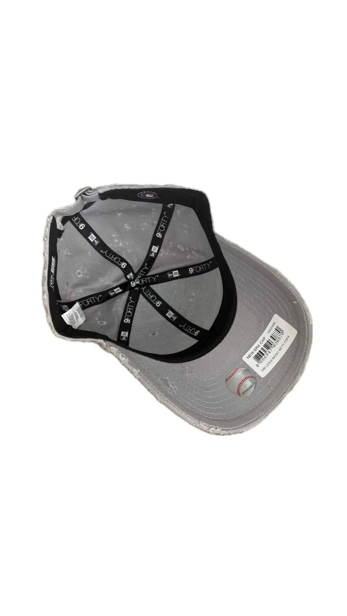 Custom New Era Cross Gray Cap