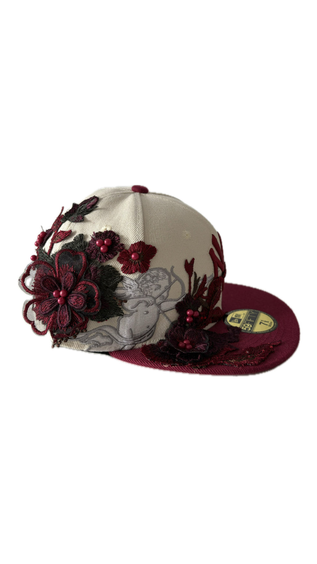 Custom New Era Angel Flower Cap