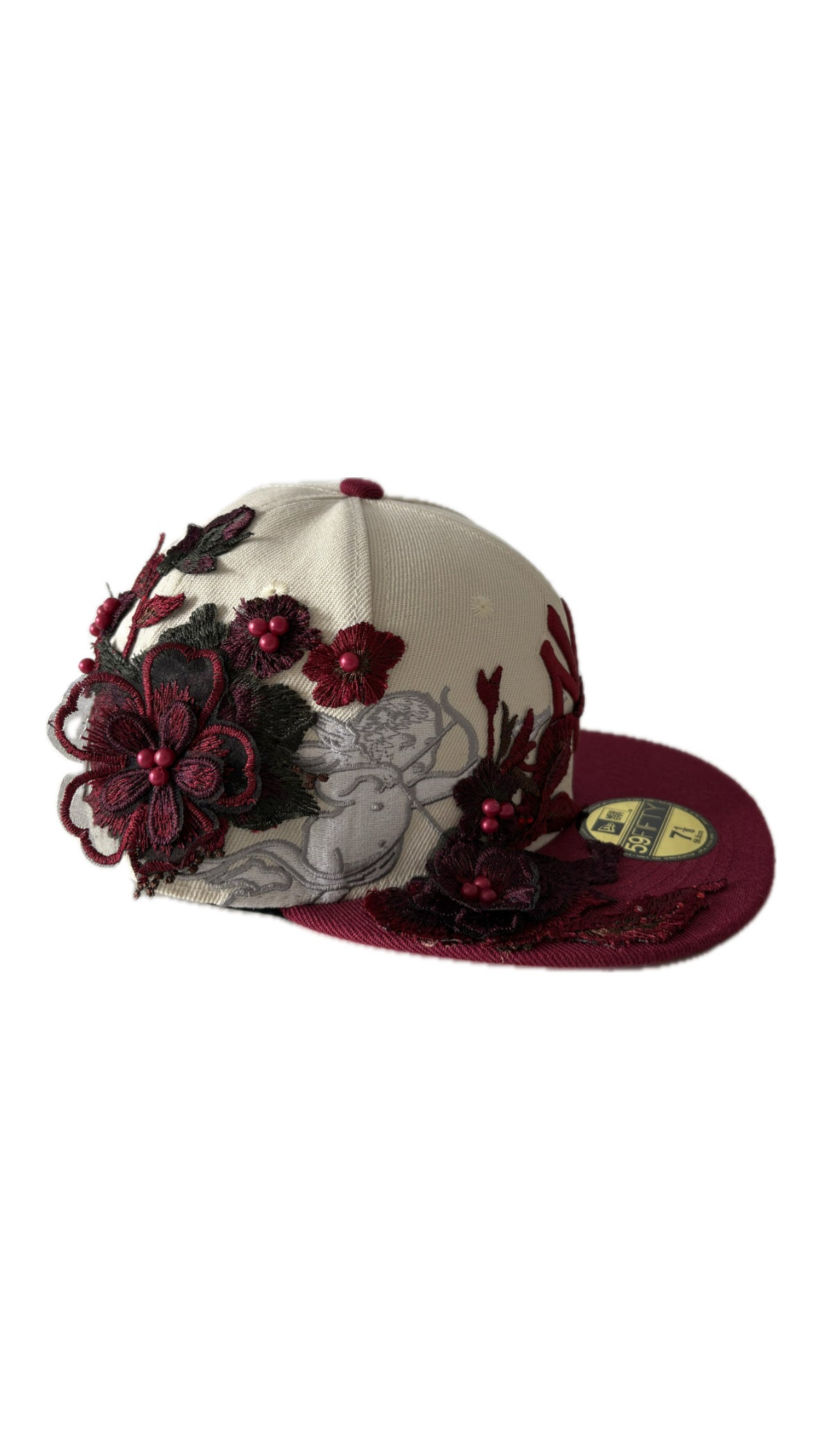 Custom New Era Angel Flower Cap