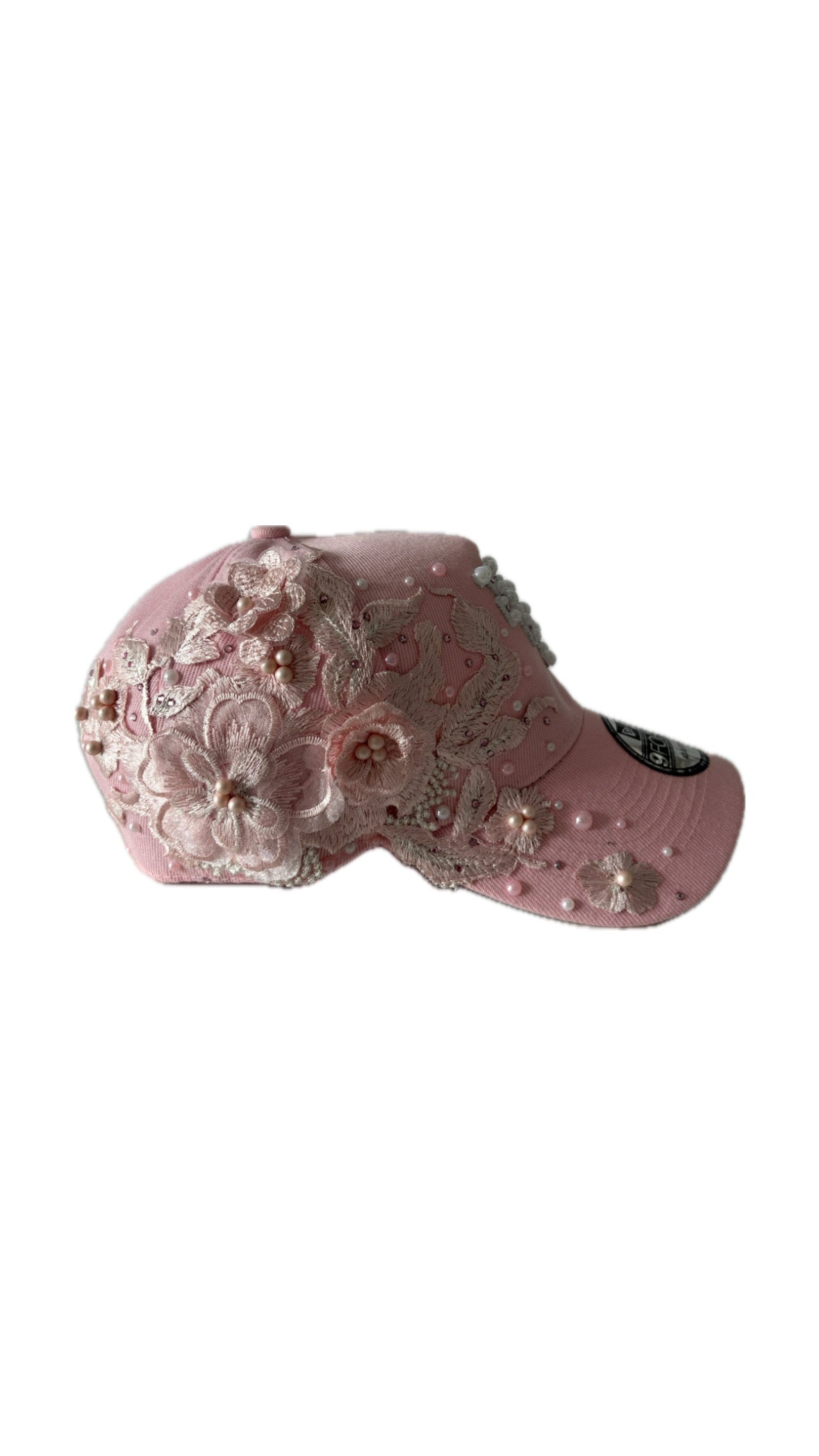Custom New Era PinkFlower Cap