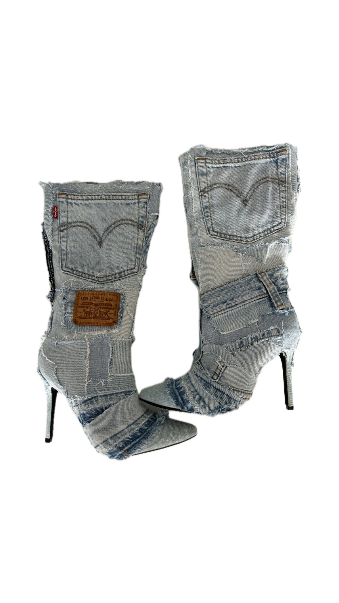 Custom Levi's High Heels Denim
