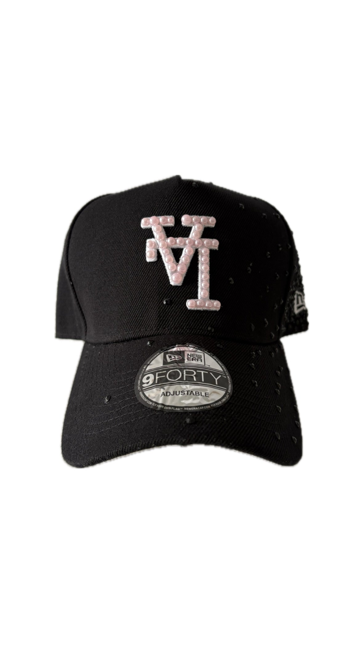 Custom New Era Black Blink Cap
