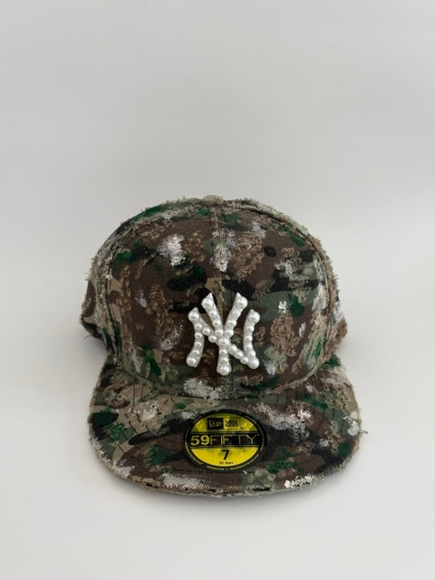 Pearl Camo Distressed Cap