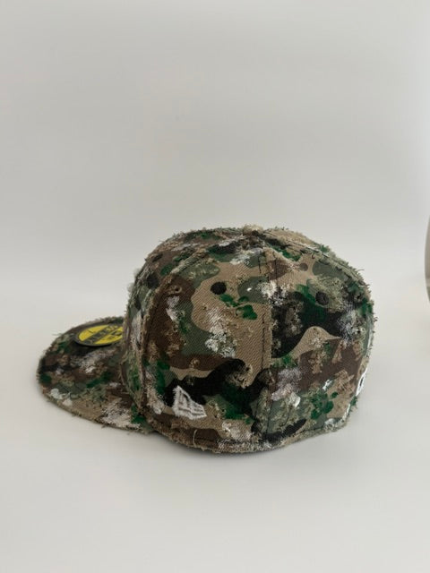 Pearl Camo Distressed Cap